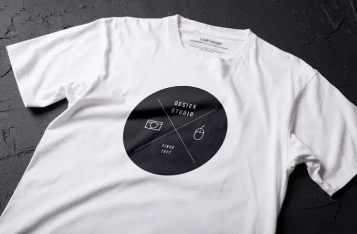 Un t-shirt publicitaire