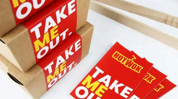 Un packaging rouge vif qui attire l'attention