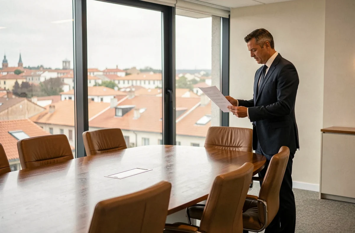 Bureau privatif meublé à louer dans un centre d'affaires de Toulouse avec vue sur les toits de la ville rose