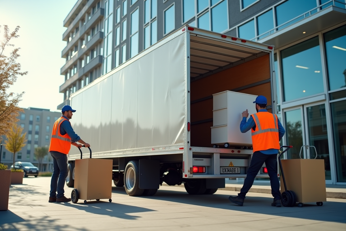 camion déménagement